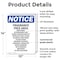 Signmission Fragrance Free Area Perfumes, 10 in W x Rectangle, Plastic OS-2PACK-NS-P-1014-V-12905 - alternate 5